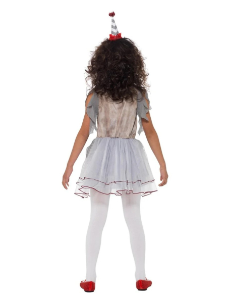 Déguisement fille de clown vintage (robe et serre-tête)