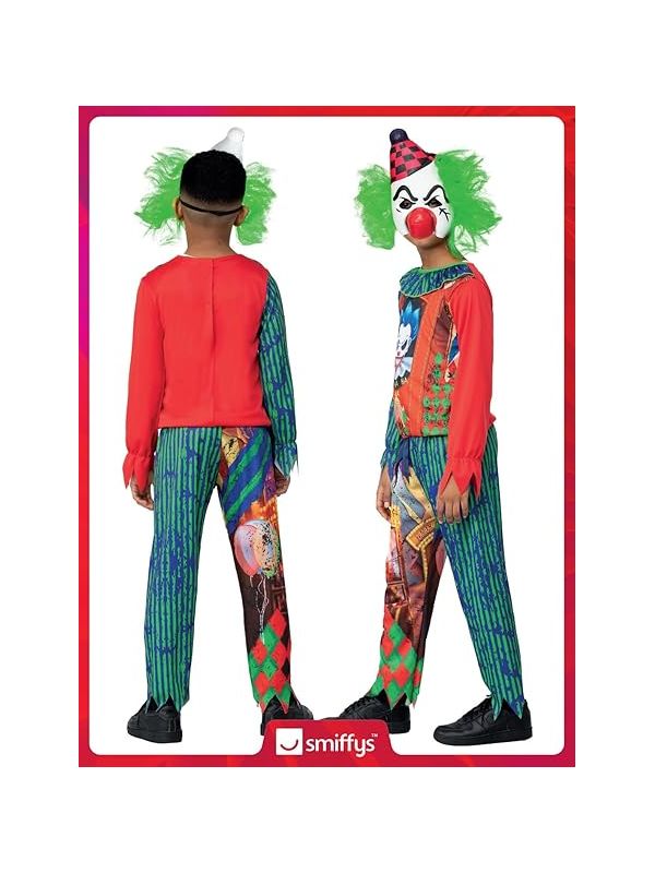 Déguisement Clown de l'horreur enfant avec masque en EVA