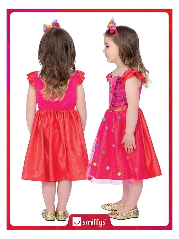 Déguisement de princesse avec robe et serre-tête du 3 au 9 ans
