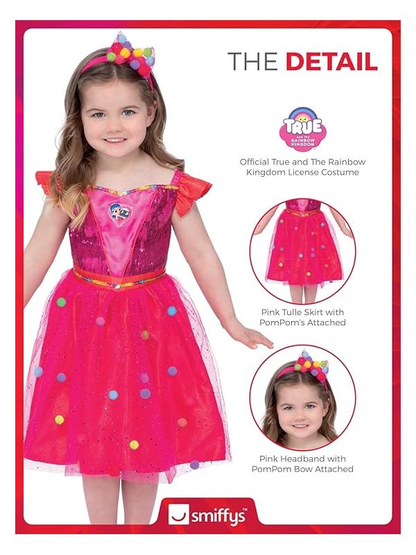 Déguisement de princesse avec robe et serre-tête du 3 au 9 ans