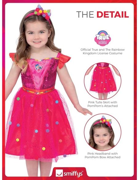 Déguisement de princesse avec robe et serre-tête du 3 au 9 ans