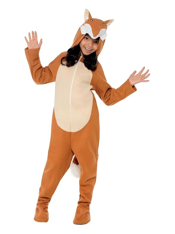 Déguisement renard enfant orange (combinaison)