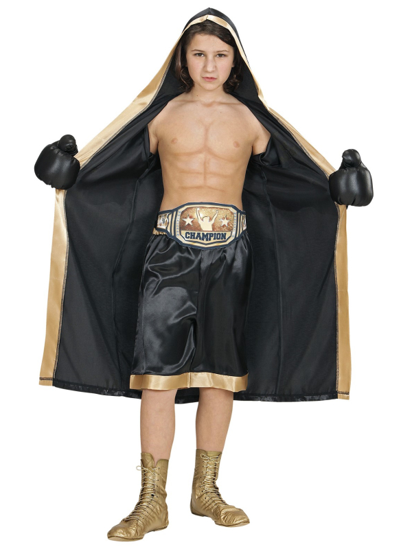Déguisement Champion de boxe Enfant (peignoir et gants)