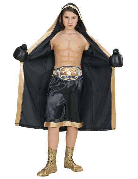 Déguisement Champion de boxe Enfant (peignoir et gants)