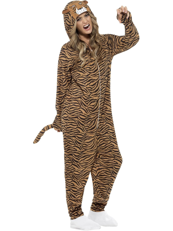 Déguisement Tigre Adulte - Combinaison Sauvage et Confortable