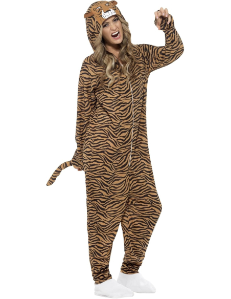 Déguisement Tigre Adulte - Combinaison Sauvage et Confortable