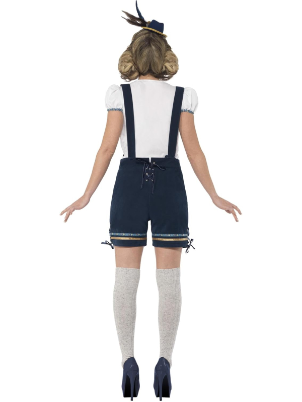 Costume traditionnel femme Edelweiss (culotte bavaroise et haut)