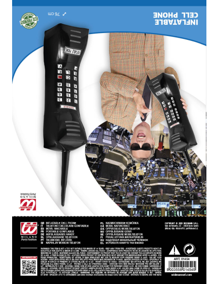 Téléphone Portable gonflable 76 cm - L’accessoire fun pour les accros aux réseaux sociaux