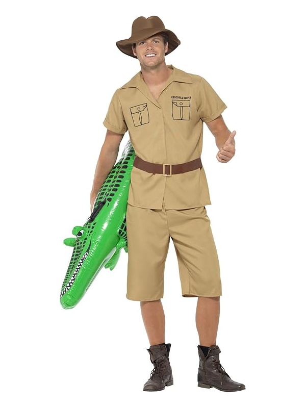 Déguisement Safari Homme (Short, chemise, ceinture, chapeau)