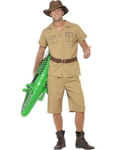 Déguisement Safari Homme (Short, chemise, ceinture, chapeau)