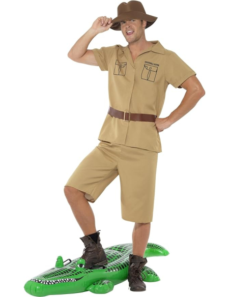Déguisement Safari Homme (Short, chemise, ceinture, chapeau)