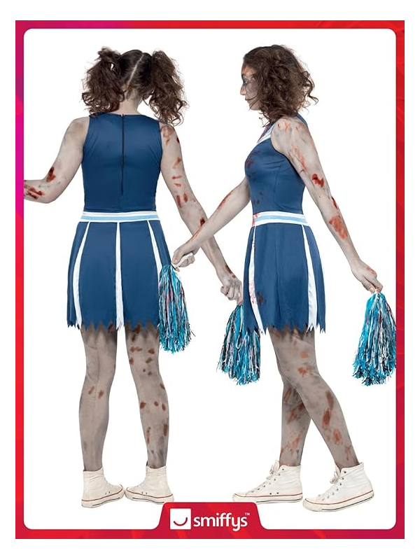 Costume zombie pom-pom girl (robe et pompons)