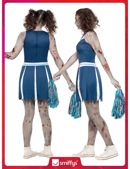 Costume zombie pom-pom girl (robe et pompons)