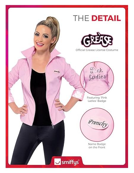Veste Pink Ladies luxe Licence Grease