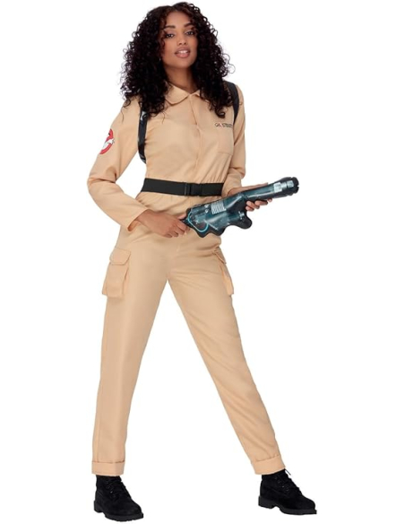 Déguisement Ghostbusters femme, Combinaison et sac à dos gonflable