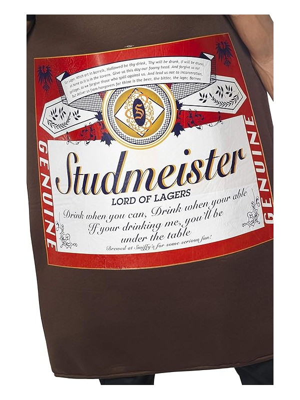 Costume bouteille de bière Studmeister