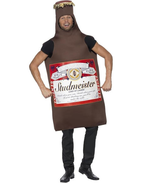 Costume bouteille de bière Studmeister