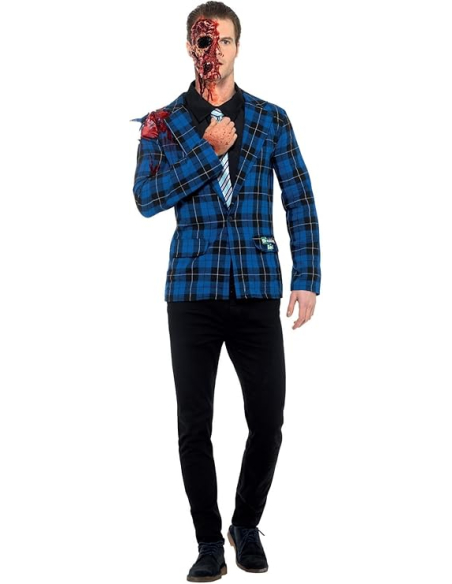 Déguisement licence Gustavo Frings Breaking Bad (veste, fausse chemise, cravate et prothèse)