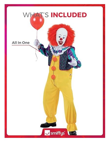 Devenez Pennywise : Le Déguisement Effrayant de l'Iconique Clown pour Halloween