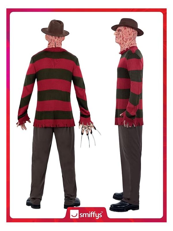 Effrayez vos amis avec le pull-over Freddy Krueger™ : iconique pour Halloween