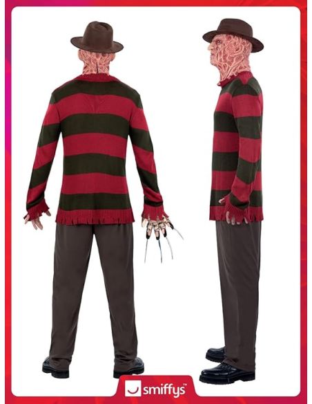 Effrayez vos amis avec le pull-over Freddy Krueger™ : iconique pour Halloween
