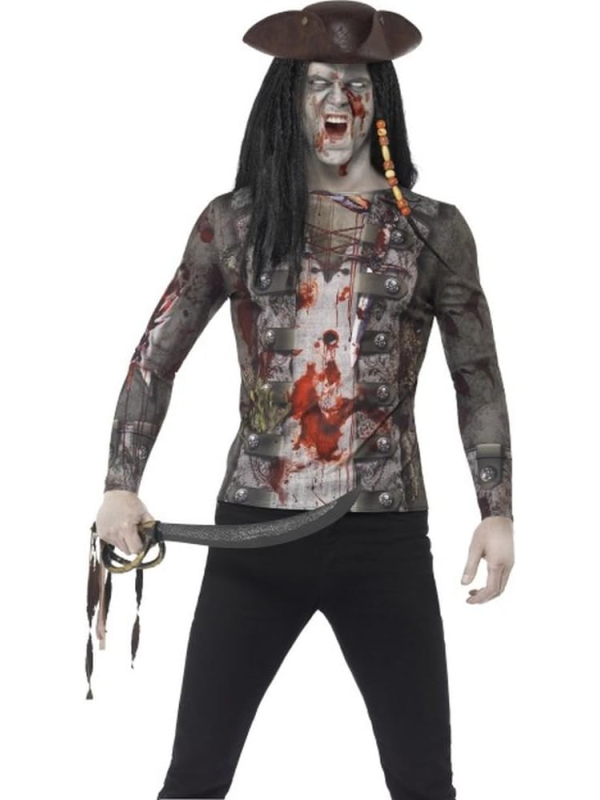 Tee-shirt zombie pirate