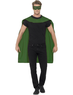 Cape avec masque vert