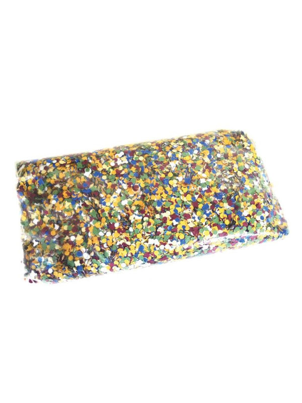 Confettis multicolores en papier recyclé pour le carnaval - 1 kg