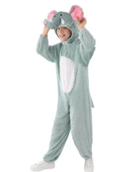 Déguisement d'Éléphant pour Enfant - Tailles 4/6 ans et 7/9 ans