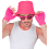 Mitaines Rose Fluo pour Adulte - Gants Sans Doigts Tendance