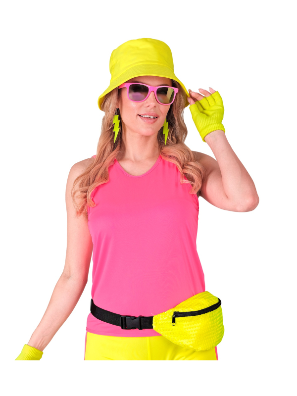 Banane Jaune Fluo à Sequins - Le Sac Fun et Tendance des Années 80