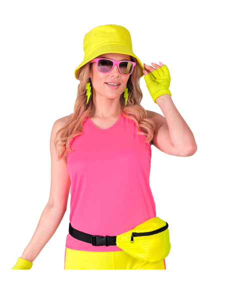 Banane Jaune Fluo à Sequins - Le Sac Fun et Tendance des Années 80