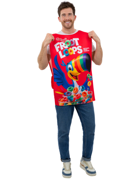 Déguisement de Boîte de Céréales Kellogg's® Fruit Loops™ - Pour des Matins Pleins de Fun !