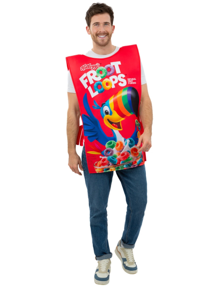 Déguisement de Boîte de Céréales Kellogg's® Fruit Loops™ - Pour des Matins Pleins de Fun !