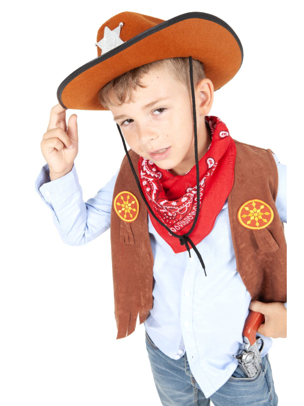 Déguisement de Cowboy enfant avec accessoires, taille 5/8 ans