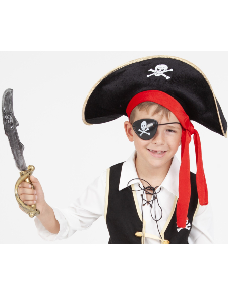 Déguisement de Pirate enfant avec Accessoires taille 5-8 ans