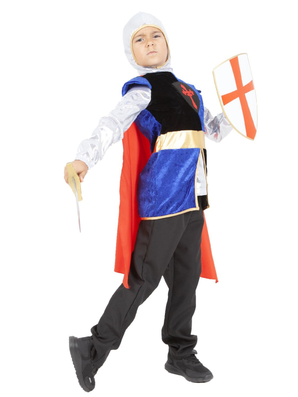 Déguisement de Chevalier enfant avec Accessoires, Taille 5-8 ans