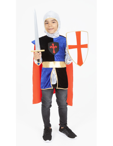 Déguisement de Chevalier enfant avec Accessoires, Taille 5-8 ans