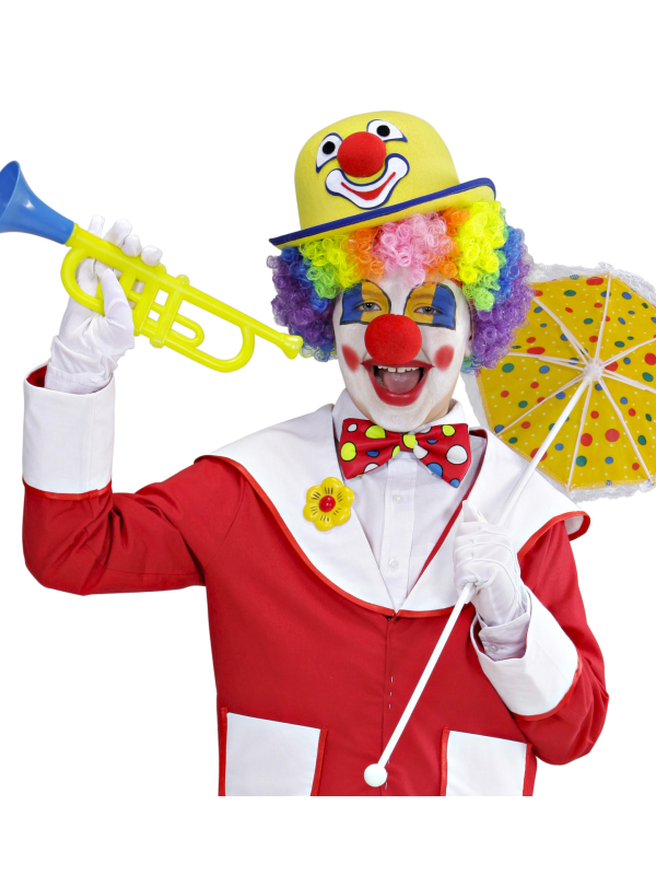 Chapeau Melon de Clown Couleurs Assorties – Accessoire Amusant pour Carnaval et Fêtes