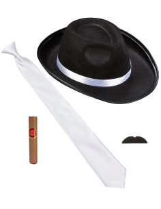 Set d'accessoires de gangster des années 20 : L'élégance... 2