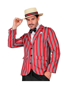 Déguisement Années 20 homme avec veste, chapeau et nœud papillon