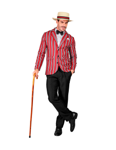 Déguisement Années 20 homme avec veste, chapeau et nœud papillon 2