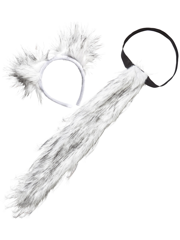 Set Accessoires de loup - Oreilles et Queue