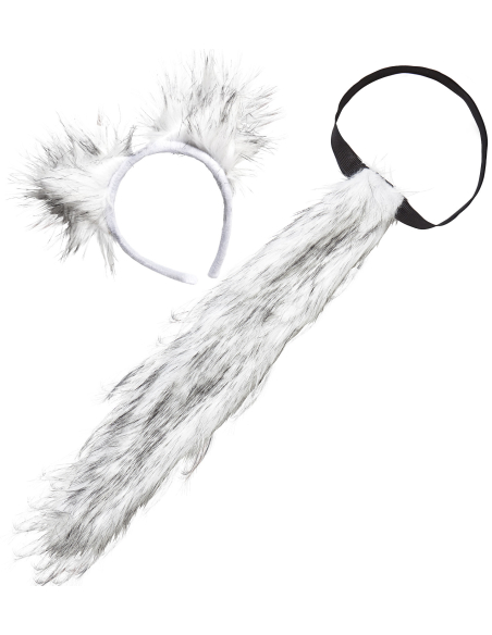 Set Accessoires de loup - Oreilles et Queue