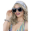 Kit de bijoux Disco boules à facettes – Serre-tête à sequins argenté, collier, boucles d'oreilles, b