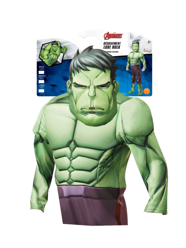 Déguisement Hulk enfant - Costume officiel Marvel pour Carnaval et Halloween