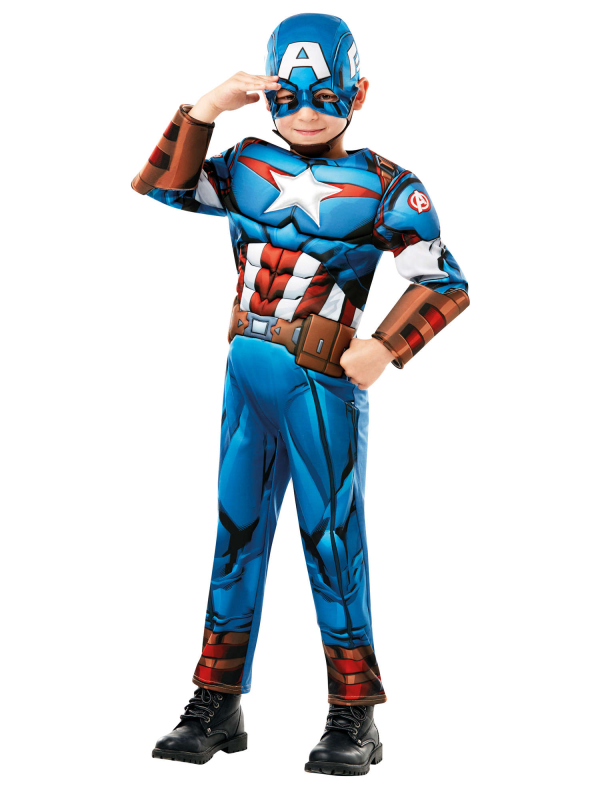 Déguisement luxe Captain America enfant - Devenez le héros des Avengers