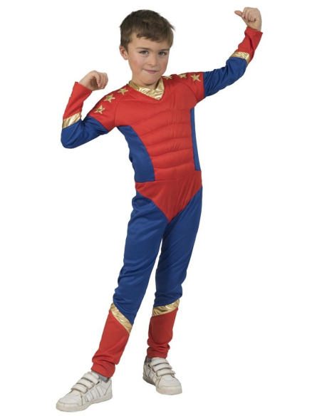 Déguisement de Super Héros Enfant - Rouge et Bleu