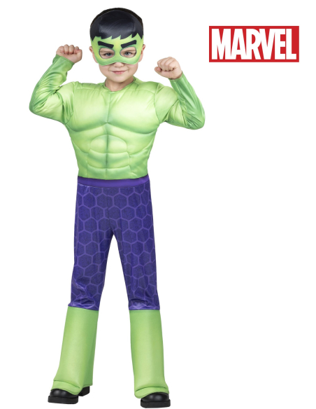 Déguisement de Hulk Enfant 3-4 ans - Licence Marvel