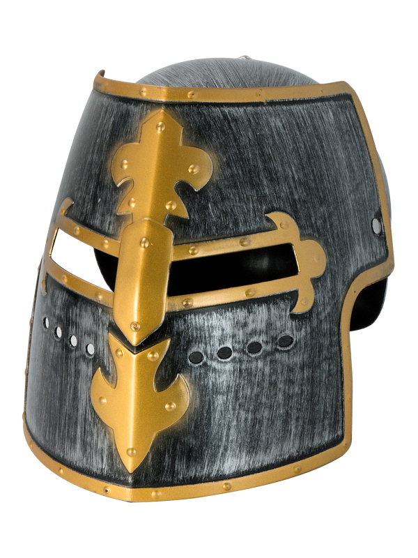 Casque de Chevalier médiéval enfant avec visière